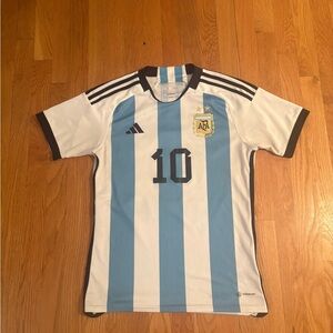 2022 World Cup Argentina Messi Jersey
